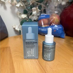 E.L.F. Skin Youth Boosting BLUE-TY Sleep Night Oil Smooth&Soothe 1.0 Fl Oz BNIB